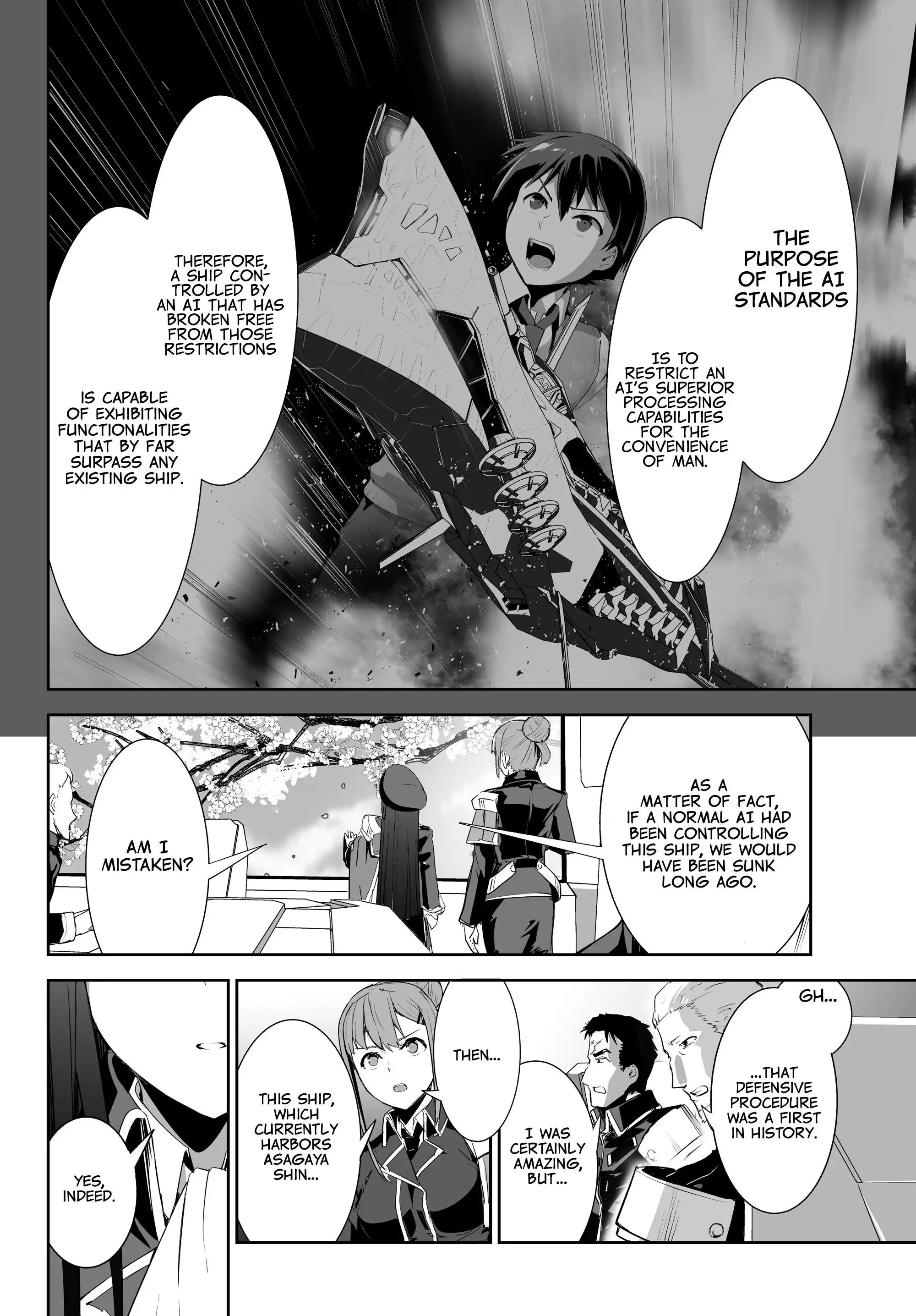 Unparalleled Path ~ Reincarnated as the AI for a Space Battleship ~ Chapter 2 23